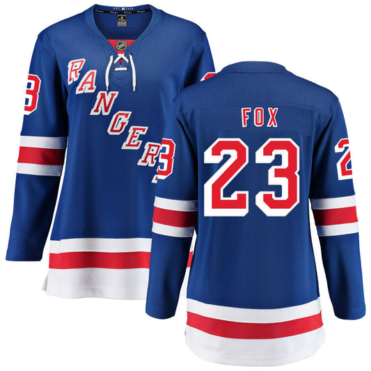 Adam Fox New York Rangers Fanatics Branded Women's Home Breakaway Jersey - Blue