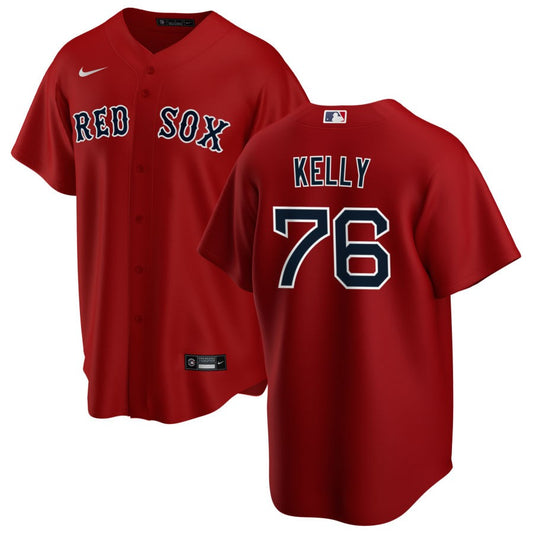 Zack Kelly Boston Red Sox Nike Alternate Replica Jersey - Red