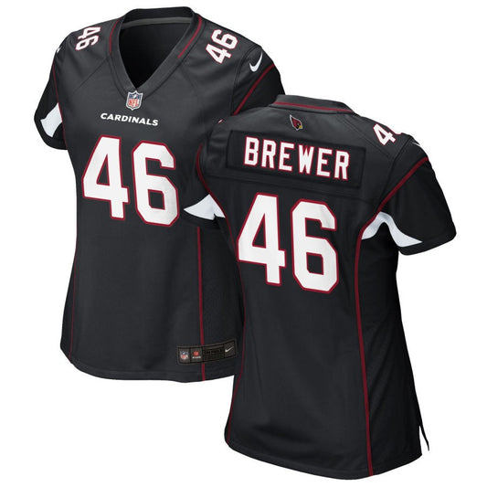 Aaron Brewer Arizona Cardinals Nike Women's Alternate Game Jersey - Black